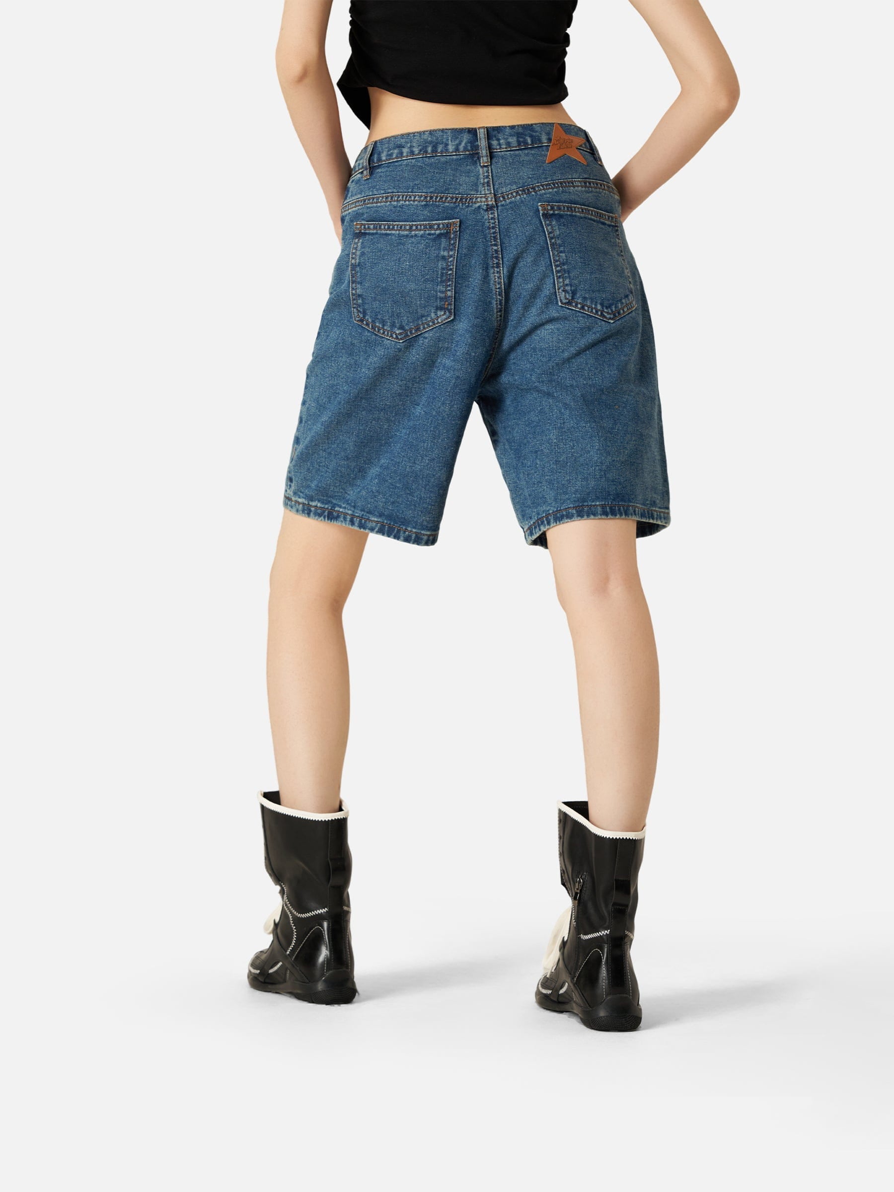 Aelfric Eden Star Patchwork Jorts - Image 6